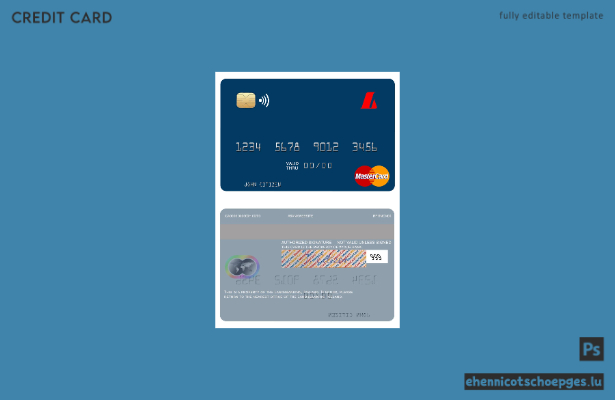 Iceland Landsbankinn Mastercard Beispielvorschau